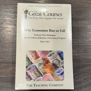 NWT The Great Courses: Why Economies Rise or Fall 1:24